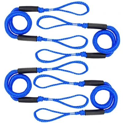 Afbeelding van Elastisch koord, doktouw, boot, natband, elastisch, voor accessoires, 4 stuks (blauw)