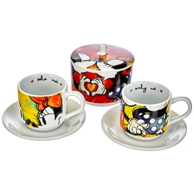 Afbeelding van Disney Egan Cadeauset Mickey &amp; Minnie 2x Mok 1x Placemat