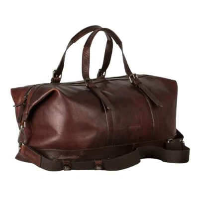 Afbeelding van Leonhard Heyden Roma Travel Bag dark brown Weekendtas