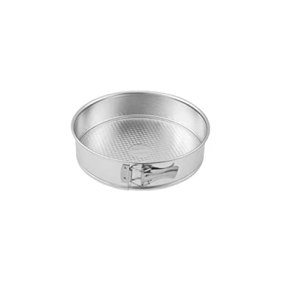 Afbeelding van Zenker 6801 springvorm van vertind staal, rond, ijzer, wit, zilver, 18 cm