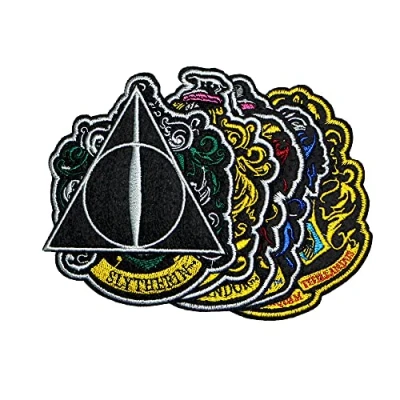Afbeelding van Harry Potter Patch Set House Crests van 6 Multicolours