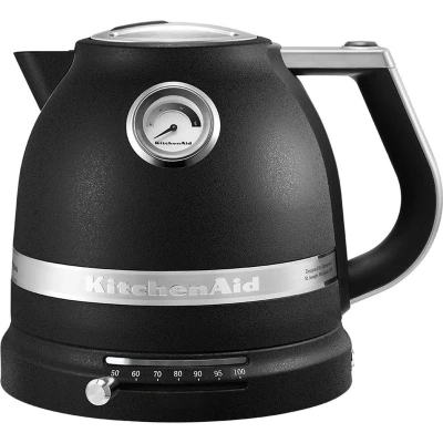 Afbeelding van KitchenAid Artisan Waterkoker Met Temperatuurregeling 1,5l 5kek1522 Imperial Black