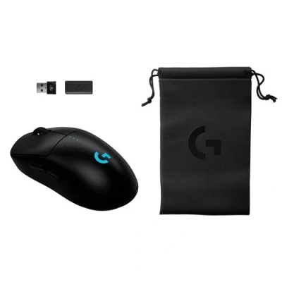 Image de Pack Souris gaming sans fil Logitech G PRO 2 Lightspeed Noir + Dongle 8K Pochette