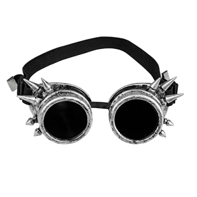 Afbeelding van Boland Bril Cyberpunk zilver Volwassenen Steampunk, Sciencefiction Steampunk