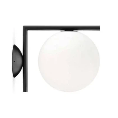 Afbeelding van Flos IC Lights CW2 wandlamp zwart