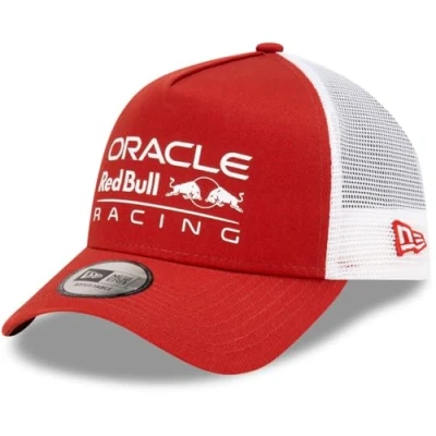 Afbeelding van New Era Red Bull Racing F1 Seasonal E Frame Trucker pet, rood, één maat, Rood