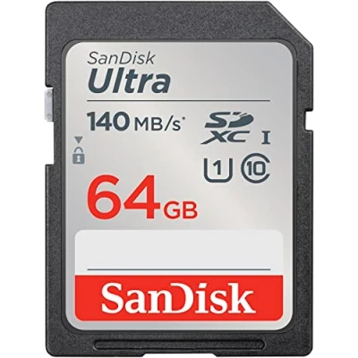 Image de SanDisk SDXC Ultra 64 Go 140 Mo/s