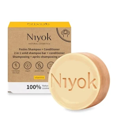Afbeelding van Niyok Vitamina Unisex Voor consument Solide shampoo 80 g