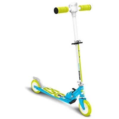 Afbeelding van Skids Control 2 wiel Kinderstep Opvouwbaar Voetrem Blauw/zwart