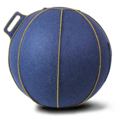 Afbeelding van Vluv Zitbal VELT Blauw 75 cm