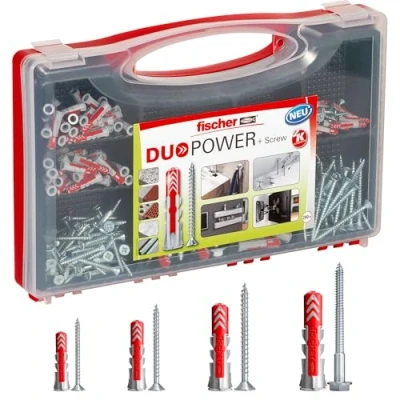 Afbeelding van Fischer Red Box DuoPower pluggen met schroeven 280 delig