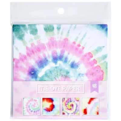 Afbeelding van Papier Gekleurd Tie Dye Design
