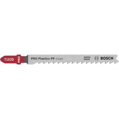 Afbeelding van Bosch Decoupeerzaagblad (plast/ppe) T 102 D blister van 5 bladen