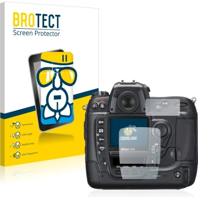 Afbeelding van BROTECT Screenprotector voor Nikon D2X Folie Beschermfolie Beschermglas transparant