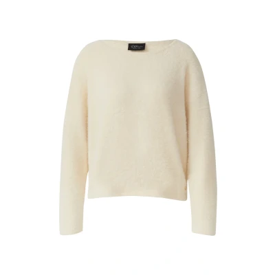 Afbeelding van s.Oliver Black Label Flauschiger MIT Ubootausschnitt Trui, Dames, Maat: 34, Helles beige