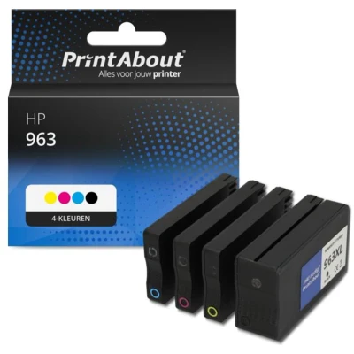 Afbeelding van Huismerk HP 3JA23/24/25/26AE (963) Inktcartridge 4 kleuren Multipack