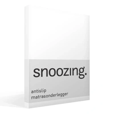 Afbeelding van Snoozing Antislip Matrasonderlegger Eenpersoons 100x220 cm Wit