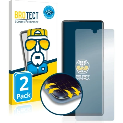 Afbeelding van BROTECT Screenprotector voor Sony Xperia L4 Folie Beschermfolie transparant volledig dekking (2 Stuks)