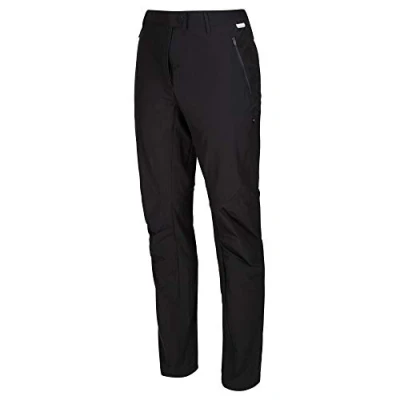 Afbeelding van Regatta Highton Trouser Outdoorbroek Vrouwen Grijs Zwart