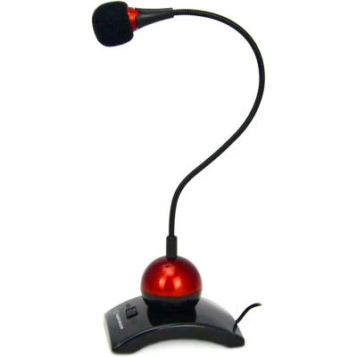 Afbeelding van Esperanza EH130 PC microphone Bedraad Zwart, Rood microfoon