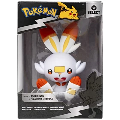 Afbeelding van Pokémon PKW2520 Scorbunny Select figuur, 10,2 cm, vinyl, meerkleurig
