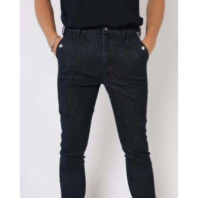 Image de Montar Pantalon d&#039;Équitation ESS Gary Knee Grip Hommes Denim EU 52