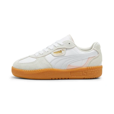 Afbeelding van Puma Palermo MODA WNS Sneakers laag, Dames, Maat: 35.5, White silver mist Leer/ synthetisch