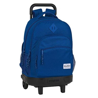 Afbeelding van Schoolrugzak met Wielen Compact BlackFit8 Oxford Donkerblauw 33 X 45 22 cm