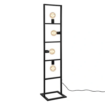 Afbeelding van LuxPro Bangkok Staande lamp Modern 4 x E27 Zwart