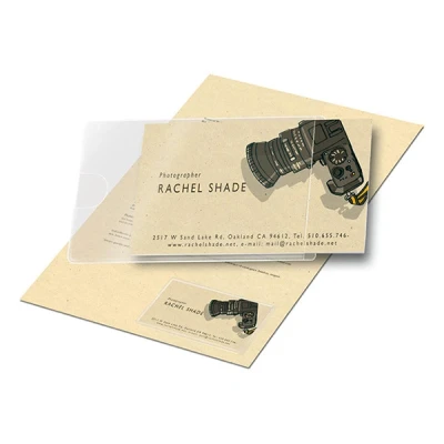 Image de Porte carte visite adhesif ouverture petite Djois Made By Tarifold