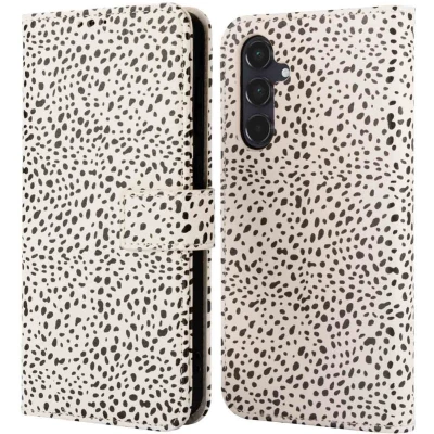 Afbeelding van imoshion Hoesje Geschikt voor Samsung Galaxy A55 Design Bookcase smartphone Desert Dots