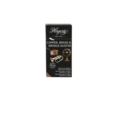 Afbeelding van Hagerty Copper Brass &amp; Brons Duster, Glanzende Stof Koper, Messing, Antioxidant, Reinigingsdoek Potten, Koperen Servies Decoratieve Artikelen Muziekinstrumenten, enz., 36 x 55 cm