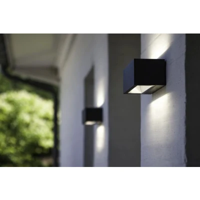 Afbeelding van Lutec GEMINI 5189113118 LED buitenlamp (wand) 10.5 W Antraciet