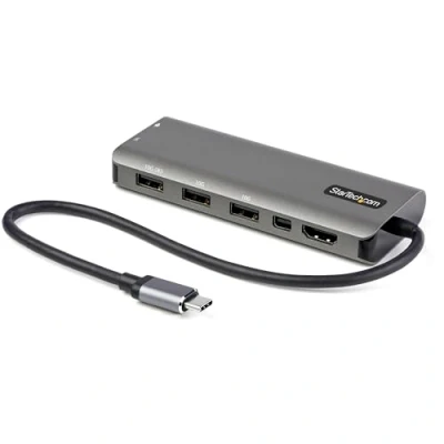Afbeelding van StarTech USB C Multiport Adapter HDMI/mDP 4K 60Hz/100W PD