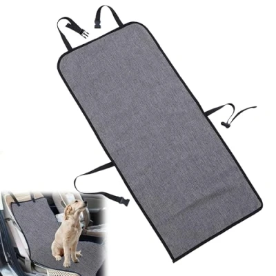 Afbeelding van xiruiubao Autostoelhoes voor honden, waterdicht, krasbestendig, antislip, auto, vrachtwagen en SUV (109 x 49 cm, grijs)