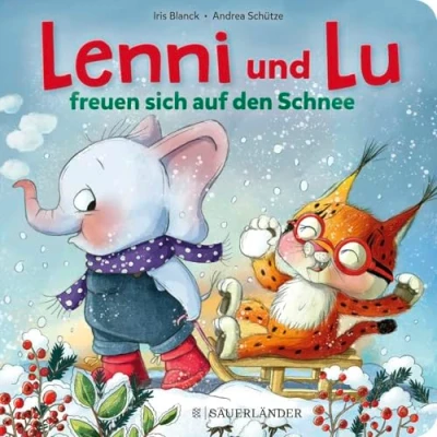 Afbeelding van Lenni und Lu freuen sich auf den Schnee