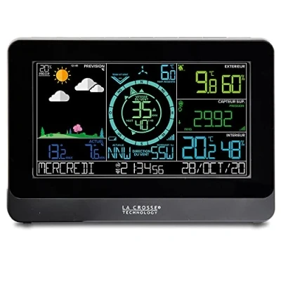 Afbeelding van La Crosse Technology WS6863 semi professioneel weerstation met wifi verbinding zwart