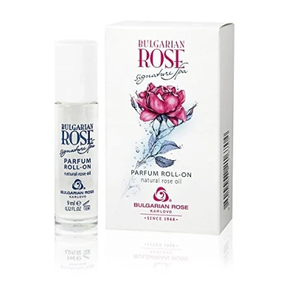 Afbeelding van Rozenolie uit Bulgarije parfumolie voor lichaam, met fresia, amber, neroli, orchidee, langdurend natuurlijke geur, roll on 9ml