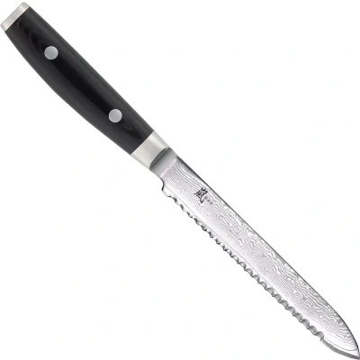 Afbeelding van Yaxell Ran Tomatenmes 14 cm 69 laags roestvrij damast staal met canvas micarta heft