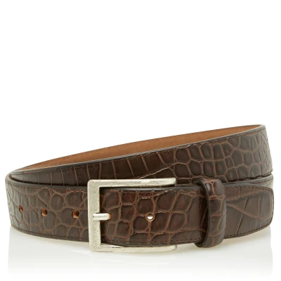 Afbeelding van Castelijn &amp; Beerens Croco Herenriem Mocca