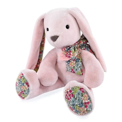Image de Animal en peluche Histoire d&#039;Ours Copain Câlin Lapin Rose tendre 40 cm