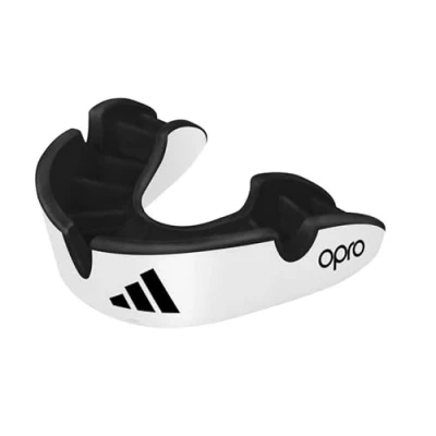Afbeelding van adidas gebitsbeschermer OPRO Gen4 Silver Edition Wit Senior