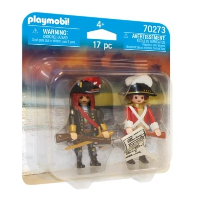 Image de Playmobil Les Pirates 70273 Capitaine pirate et soldat