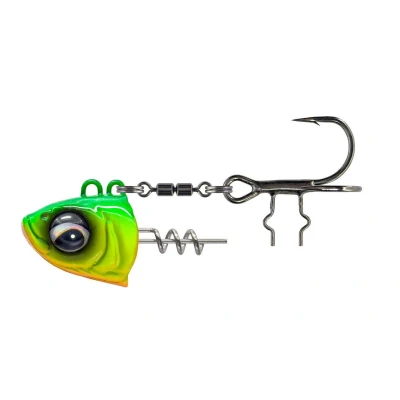 Afbeelding van Savage Gear Monster Vertical Jighead Chartreuse (80g) Loodkoppen