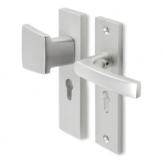 Afbeelding van Veiligheidsbeslag met duwer Starx 55 mm (Aluminium)