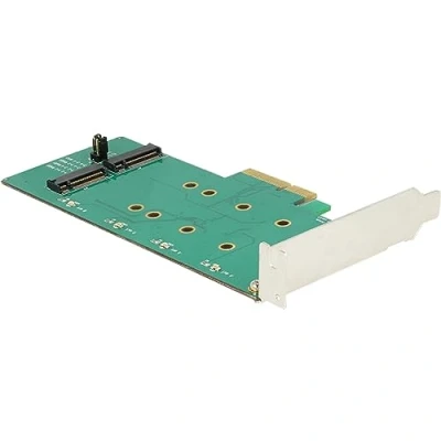 Afbeelding van Delock PCIe x1 &gt; 2 x M.2 Key B, Storage controller