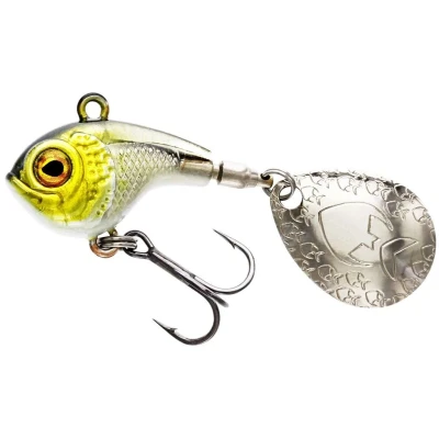 Afbeelding van Westin Dropbite Spin Tail Jig 3.4cm 17g Kleur : Headlight