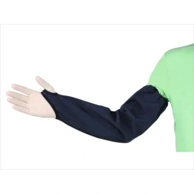 Afbeelding van Mouwbeschermer Softshell, 54 cm, per paar, Kerbl, Blauw Geschikt voor Rundvee Koeien Veehouderij