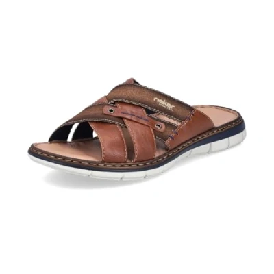 Afbeelding van Rieker 25199 herenslippers, Bruin, 40 EU