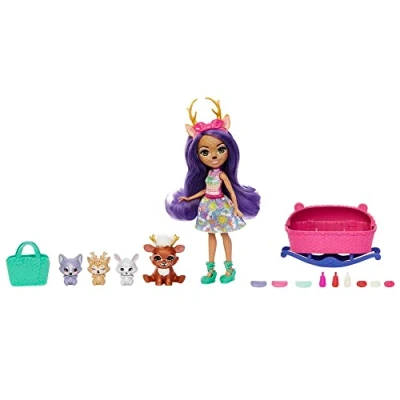 Afbeelding van Enchantimals Baby’s Beste Vriendjes Modepoppen Danessa Hert